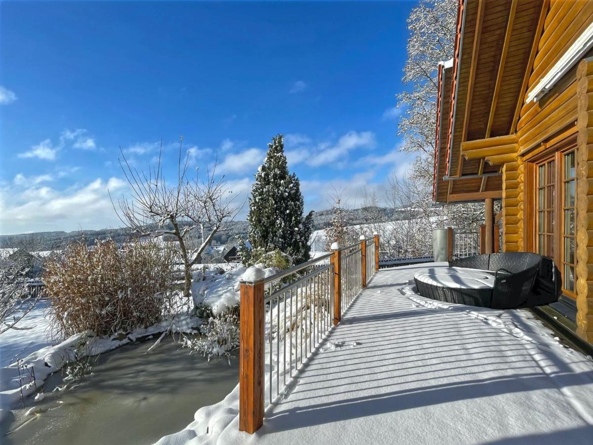 Comfortable Holiday Home With Hot Tub Teunz Exteriör bild