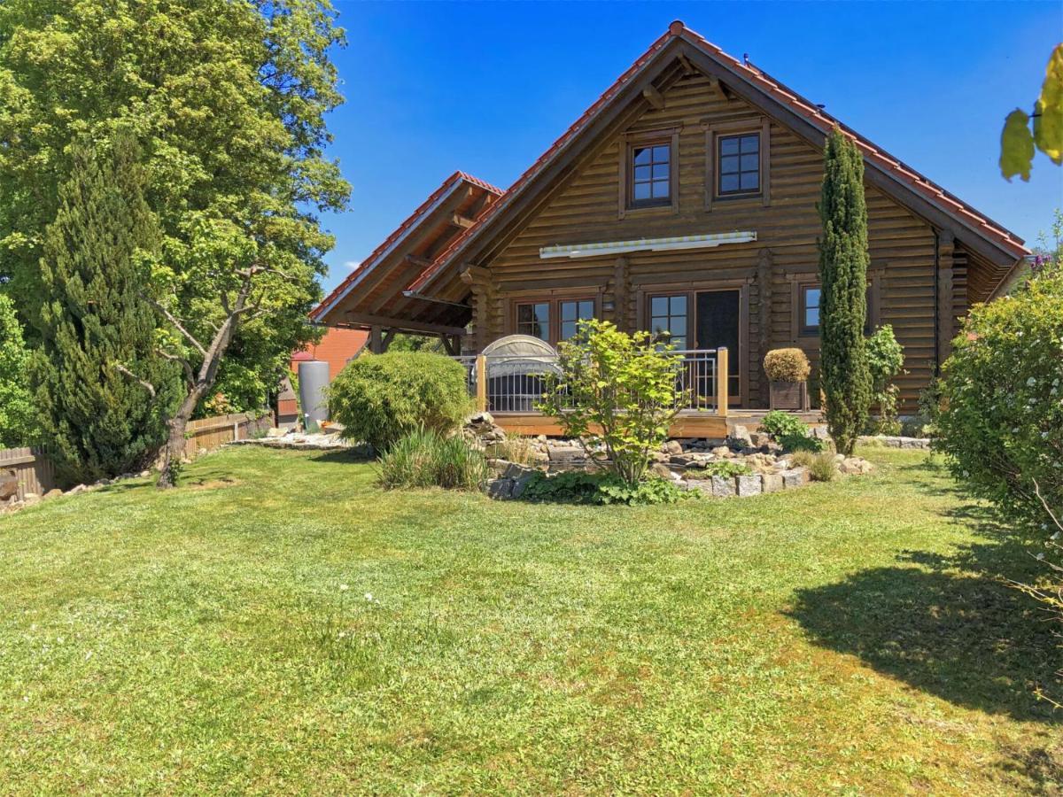 Comfortable Holiday Home With Hot Tub Teunz Exteriör bild